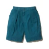 Natural-Dyed Recycled Cotton Shorts – Relaxed Fit Eco-Friendly Cargo Shorts -Snow Peak Shop PA 23SU105 Blue main 515Wx515H