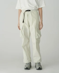 Indigo C/N Lightweight Cargo Pants – Yarn-Dyed Cotton Nylon Technical Bottoms -Snow Peak Shop PA 24AU402 20231212 snowpeak 00079 jpg