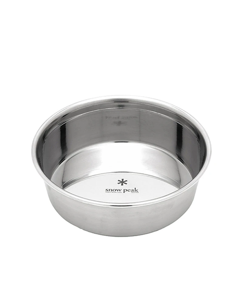 Snow Peak Stainless Steel Dog Bowl - Minimalist Durable Pet Food & Water Dish 3 Snow Peak Stainless Steel Dog Bowl - Minimalist Durable Pet Food & Water Dish
