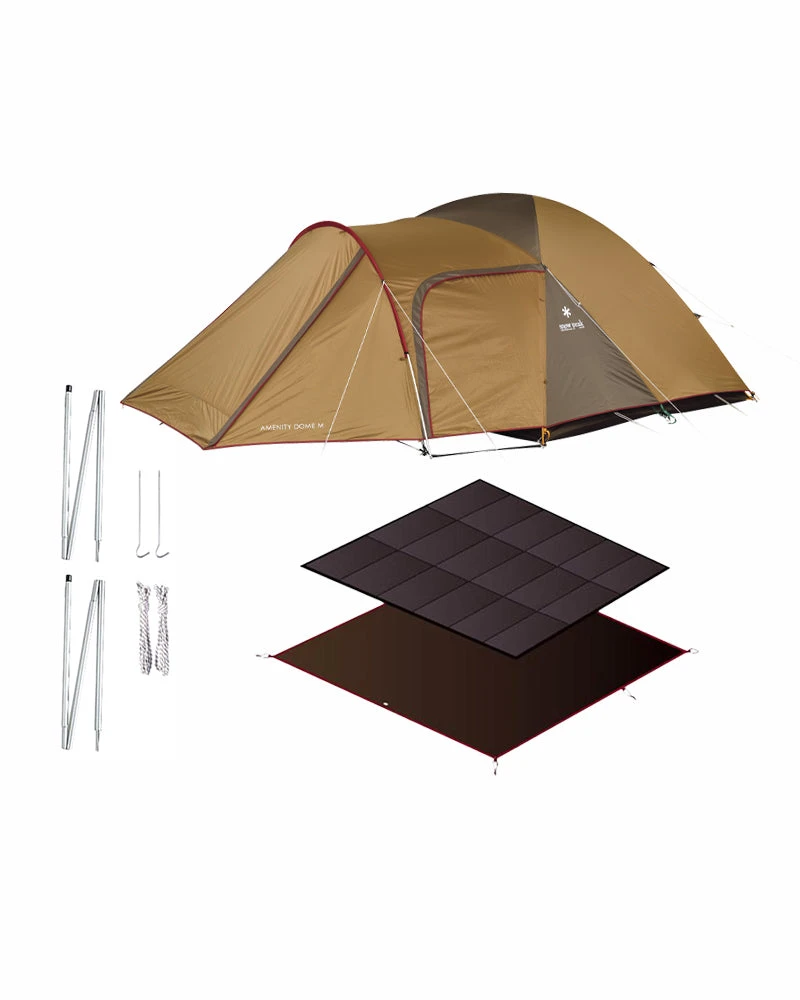 Snow Peak Amenity Dome Medium Tent Set 3 Snow Peak Amenity Dome Medium Tent Set