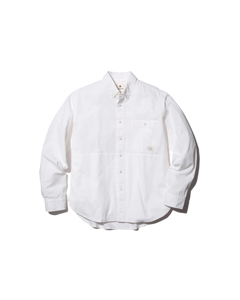 Organic Cotton Poplin Button-Down Shirt - Lightweight Slim Fit with Side Pockets 3 Organic Cotton Poplin Button-Down Shirt - Lightweight Slim Fit with Side Pockets