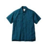 Takibi Light Ripstop Short Sleeve Shirt in Charcoal - Flame-Resistant Cotton Ripstop Button-Up
