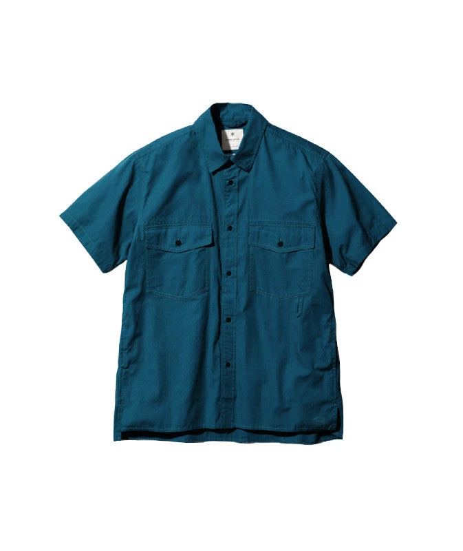 Takibi Light Ripstop Short Sleeve Shirt in Charcoal - Flame-Resistant Cotton Ripstop Button-Up 3 Takibi Light Ripstop Short Sleeve Shirt in Charcoal - Flame-Resistant Cotton Ripstop Button-Up