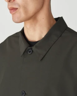 Pe/Co Weather Jacket - Recycled Poly-Cotton Water-Resistant Utility Jacket -Snow Peak Shop SH 24AU101 231212 n0140 jpg