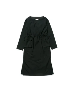 Hybrid Wool Long-Sleeved Utility Dress – Adjustable Drawcord Performance Fit -Snow Peak Shop SH 24AW002 1204 161 jpg
