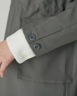 Hybrid Wool Long-Sleeved Utility Dress – Adjustable Drawcord Performance Fit -Snow Peak Shop SH 24AW002 20231212 snowpeak 00583 jpg