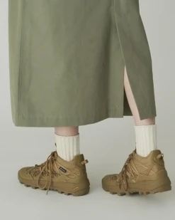 Pe/Co Weather Dress – Recycled Polyester Cotton Blend Outdoor Sleeveless Full-Length Dress -Snow Peak Shop SH 24AW101 20231212 snowpeak 00711 jpg