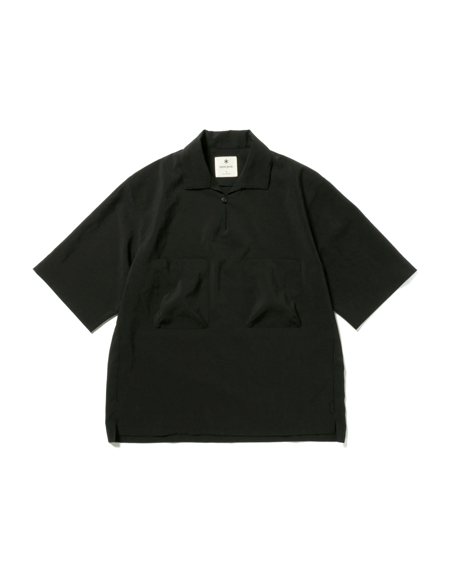 Pe Light Poplin Shirt - Antibacterial Breathable Crepe Texture Oversized Short Sleeve Button-Up 6 Pe Light Poplin Shirt - Antibacterial Breathable Crepe Texture Oversized Short Sleeve Button-Up - Image 4