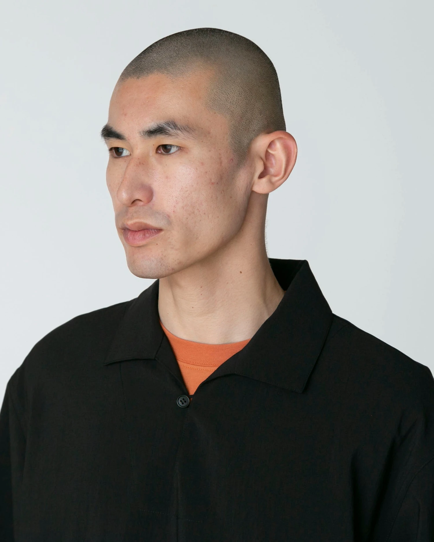 Pe Light Poplin Shirt - Antibacterial Breathable Crepe Texture Oversized Short Sleeve Button-Up 11 Pe Light Poplin Shirt - Antibacterial Breathable Crepe Texture Oversized Short Sleeve Button-Up - Image 9