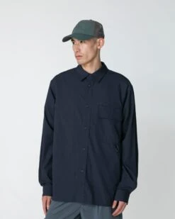 Takibi Light Ripstop Shirt – Flame-Resistant Lightweight Outdoor Long Sleeve Button-Up -Snow Peak Shop SH 25SU1010506 1519