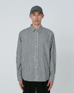 Gingham Check Performance Shirt - Organic Cotton & COOLMAX® Quick-Dry Button-Up 23 Gingham Check Performance Shirt - Organic Cotton & COOLMAX® Quick-Dry Button-Up -Snow Peak Shop SH 25SU1030506 2531 jpg
