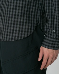 Gingham Check Performance Shirt - Organic Cotton & COOLMAX® Quick-Dry Button-Up 26 Gingham Check Performance Shirt - Organic Cotton & COOLMAX® Quick-Dry Button-Up -Snow Peak Shop SH 25SU1030506 264 jpg