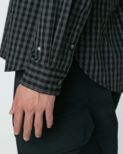 Gingham Check Performance Shirt - Organic Cotton & COOLMAX® Quick-Dry Button-Up 27 Gingham Check Performance Shirt - Organic Cotton & COOLMAX® Quick-Dry Button-Up -Snow Peak Shop SH 25SU1030506 267 jpg