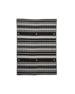 Snow Peak x Pendleton AW22 Grey Icon Blanket – Wool Blend Heritage Camping Throw -Snow Peak Shop SI PD 22AU001 hero 02