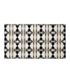 Snow Peak x Pendleton SS23 Towel Blanket – Reversible Cotton Jacquard Camp & Beach Blanket -Snow Peak Shop SI PD 23SU002 Ivory alt 02