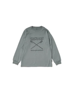 Snow Peak Solid & Delta Stake Graphic Long Sleeve T-Shirt - Festival Limited Edition -Snow Peak Shop SP TS 24AU001 Foliage 1.psd