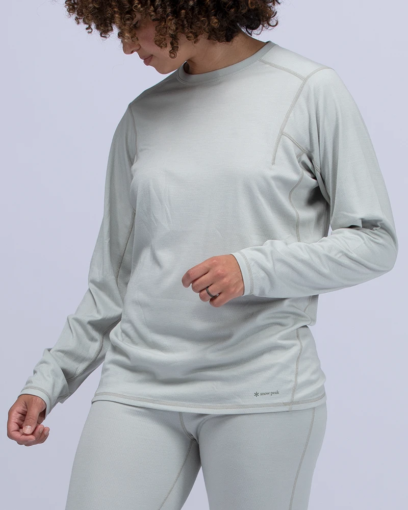 Recycled Merino Wool & Polyester Long Sleeve T-Shirt – Sweat-Wicking Slim Fit Base Layer 8 Recycled Merino Wool & Polyester Long Sleeve T-Shirt – Sweat-Wicking Slim Fit Base Layer - Image 6