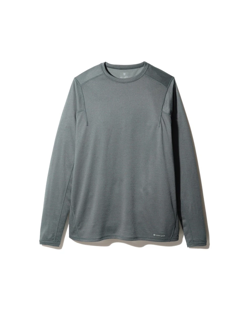 Recycled Merino Wool & Polyester Long Sleeve T-Shirt – Sweat-Wicking Slim Fit Base Layer 4 Recycled Merino Wool & Polyester Long Sleeve T-Shirt – Sweat-Wicking Slim Fit Base Layer - Image 2