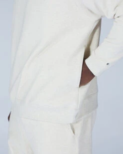 Snow Peak Recycled Cotton Sweat Crewneck – Oversized Pill-Resistant Pullover with Side Pockets -Snow Peak Shop SW 22SU401 alt 07