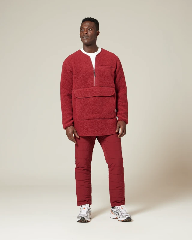 Snow Peak Bordeaux Thermal Boa Fleece Pullover - Recycled Thermal Pro Henley 7 Snow Peak Bordeaux Thermal Boa Fleece Pullover - Recycled Thermal Pro Henley - Image 5