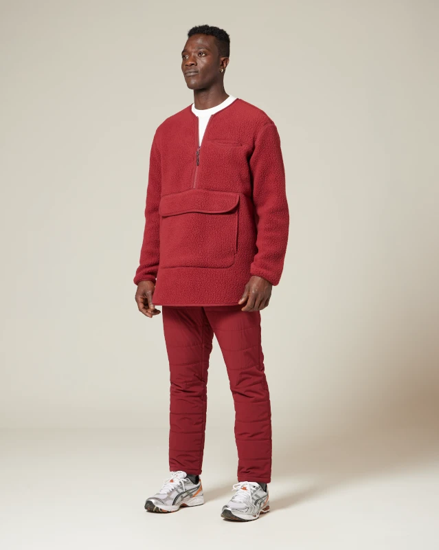 Snow Peak Bordeaux Thermal Boa Fleece Pullover - Recycled Thermal Pro Henley 8 Snow Peak Bordeaux Thermal Boa Fleece Pullover - Recycled Thermal Pro Henley - Image 6