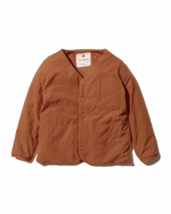 Snow Peak Kids Flexible Insulated Cardigan - Olive Green Water-Repellent Tech Jacket 7 Snow Peak Kids Flexible Insulated Cardigan - Olive Green Water-Repellent Tech Jacket -Snow Peak Shop SW 23SK001 Brown hero 01 8d20d8b3 cb50 44a4 9be8 60c672f2cecf