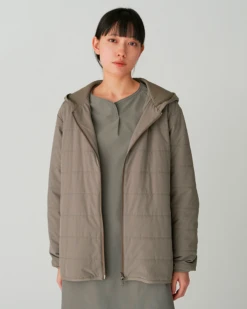 Flexible Insulated Zip Up Hoodie - Lightweight Primeflex® Quilted Performance Jacket -Snow Peak Shop SW 24AU003 20231212 snowpeak 00645 jpg