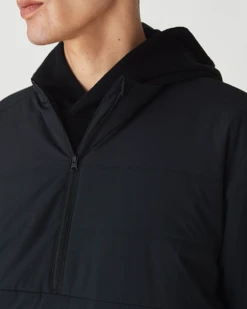 Flexible Insulated Half Zip Pullover - Primeflex® Water-Resistant Technical Layer -Snow Peak Shop SW 24AU004 231212 n0039 jpg