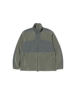 Double Face Fleece Jacket -Snow Peak Shop SW 24AU007 Grey P 1 png