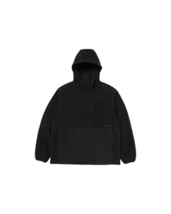 Double Face Fleece Hoodie -Snow Peak Shop SW 24AU008 Black P 1 png
