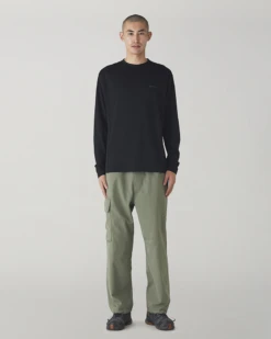 Pe/Wo Hybrid Long Sleeve T-Shirt -Snow Peak Shop SW 24AU017 231212 n0244 jpg