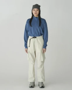 Pe/Wo Hybrid Half Zip T-Shirt – Thermal Graphene & Wool Insulated Base Layer -Snow Peak Shop SW 24AU018 20231212 snowpeak 00088 jpg