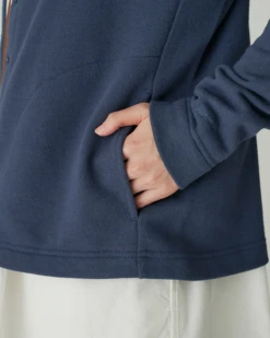 Takibi Sweatshirt Cardigan - Fire-Resistant Modacrylic Blend Snap Front Layer -Snow Peak Shop SW 24AW101 20231212 snowpeak 00601 jpg