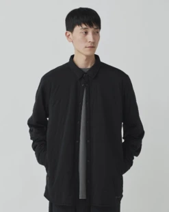 Flexible Insulated Shirt – SS25 Water-Repellent Smooth Knit Snap-Front Mid-Layer -Snow Peak Shop SW 25SU002 240506 m0851 jpg