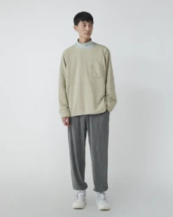 Snow Peak Flexible Insulated Pullover SS25 – Water-Repellent Knit Crewneck Performance Layer -Snow Peak Shop SW 25SU003 240506 m1003 jpg