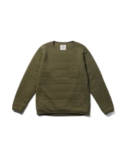 Snow Peak Flexible Insulated Pullover SS25 – Water-Repellent Knit Crewneck Performance Layer -Snow Peak Shop SW 25SU003 240510 0245 jpg