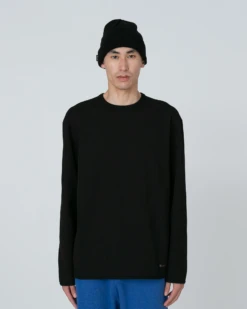 Dry Waffle Long Sleeve T-Shirt -Snow Peak Shop SW 25SU010 0506 3028 jpg