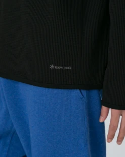 Dry Waffle Long Sleeve T-Shirt -Snow Peak Shop SW 25SU010 0506 3042 jpg