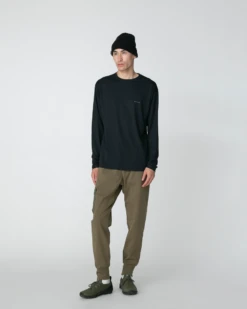 Pe Power Dry Long Sleeve T-Shirt – Technical Grid Texture Quick-Dry Base Layer -Snow Peak Shop SW 25SU0120506 1625