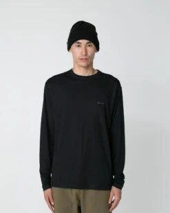 Pe Power Dry Long Sleeve T-Shirt – Technical Grid Texture Quick-Dry Base Layer -Snow Peak Shop SW 25SU0120506 1641