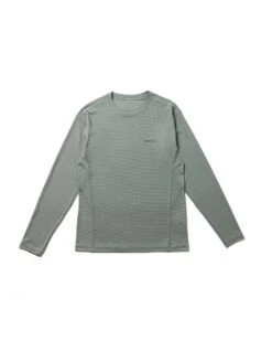 Pe Power Dry Long Sleeve T-Shirt – Technical Grid Texture Quick-Dry Base Layer -Snow Peak Shop SW 25SU012240510 0320