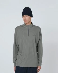 Pe Power Dry Half Zip Pullover - Technical Grid Mesh Antibacterial Base Layer -Snow Peak Shop SW 25SU0130506 2925
