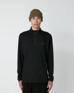 Pe Power Dry Half Zip Pullover - Technical Grid Mesh Antibacterial Base Layer -Snow Peak Shop SW 25SU0130506 525