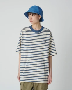 Heavy Cotton Border T-Shirt -Snow Peak Shop SW 25SU203 20240506 snowpeak 00531 jpg