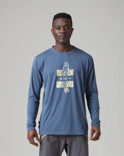 Toned Trout Mountain Maiden Fish Graphic Quick-Dry Long Sleeve T-Shirt -Snow Peak Shop SnowPeak SS23 0758