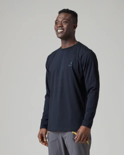 Botanical Long Sleeve T-Shirt - Lightweight Cotton-Blend Graphic Crew Neck -Snow Peak Shop SnowPeak SS23 0762