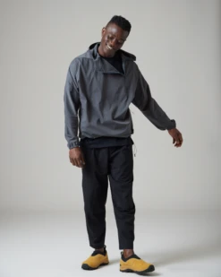 Breathable Quick Dry Black Crepe Jogger Pants – Sustainable Tapered Performance Fit -Snow Peak Shop SnowPeak SS23 0791