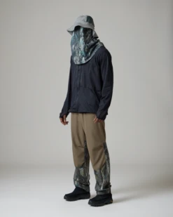 Insect Shield Mesh Jacket in Olive Green – Breathable Bug Repellent Hooded Shell with Reinforced Panels -Snow Peak Shop SnowPeak SS23 0815