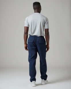 Air Comfort Cloth Pants - Lightweight Crinkle-Textured Recycled Polyester Tapered Lounge Pants -Snow Peak Shop SnowPeak SS23 0859