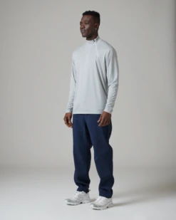 Polyester Power Dry Technical Half Zip Pullover – Antibacterial Grid Texture Base Layer -Snow Peak Shop SnowPeak SS23 0866